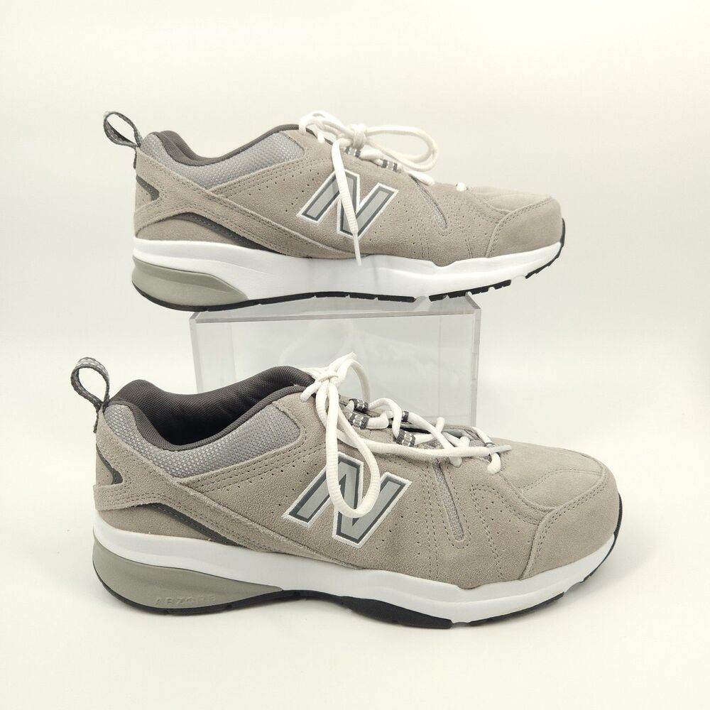 New Balance 608v5 Shoes Men's Size 10 4E Wide Grey Suede Training